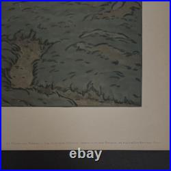Lithographie par Henri Rivière La Féérie des Heures Les Derniers Rayons A5920