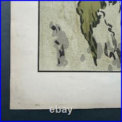 Lithographie par Henri Rivière Les Aspects de la Nature La Falaise A5084