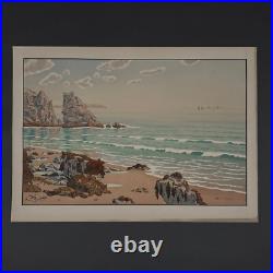 Lithographie par Henri Rivière Les Aspects de la Nature La Mer A5595