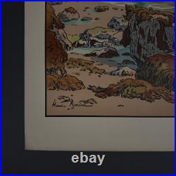 Lithographie par Henri Rivière Les Aspects de la Nature La Mer A5599