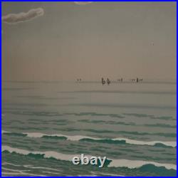 Lithographie par Henri Rivière Les Aspects de la Nature La Mer A5599