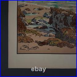 Lithographie par Henri Rivière Les Aspects de la Nature La Mer A5602