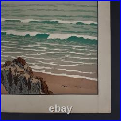 Lithographie par Henri Rivière Les Aspects de la Nature La Mer A5602