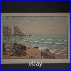 Lithographie par Henri Rivière Les Aspects de la Nature La Mer A5812