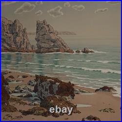 Lithographie par Henri Rivière Les Aspects de la Nature La Mer A5812