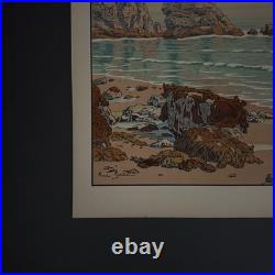 Lithographie par Henri Rivière Les Aspects de la Nature La Mer A5812