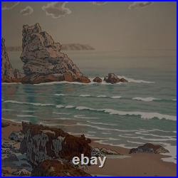 Lithographie par Henri Rivière Les Aspects de la Nature La Mer A5812