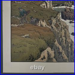 Lithographie par Henri Rivière Les Aspects de la Nature Le Cap A5480
