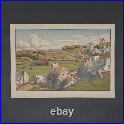 Lithographie par Henri Rivière Les Aspects de la Nature Le Vallon A5668