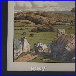 Lithographie par Henri Rivière Les Aspects de la Nature Le Vallon A5668