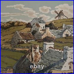 Lithographie par Henri Rivière Les Aspects de la Nature Le Vallon A5668