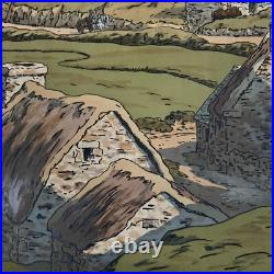 Lithographie par Henri Rivière Les Aspects de la Nature Le Vallon A5668