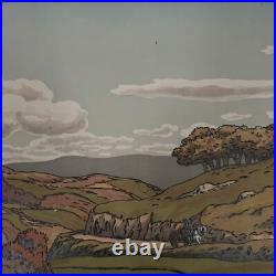 Lithographie par Henri Rivière Les Aspects de la Nature Le Vallon A5668