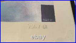 Lithographie signée RICHARD HALL