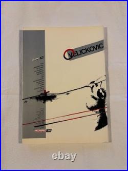 Lithographie signée avec livre de Vladimir Velickovic Homme et chien (1983)