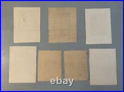 Lot 7 Gravures Erotique Gravure Lithographie 1930 Femme Nu Nue Art À Identifier