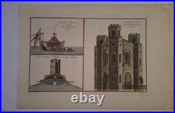 Lot De 6 Belles Lithographies De George Louis Le Rouge