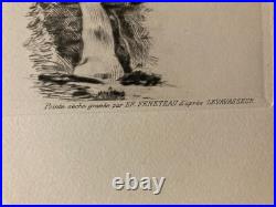 Lot De 6 Gravures Chevaux De Traits Mouton Lithographie XXe A Identifier