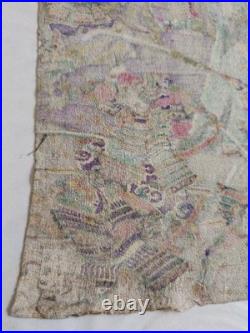 Lot Estampes Japonaise Ancienne sur Crêpe Samouraïs Utagawa Kunihisa II 1850