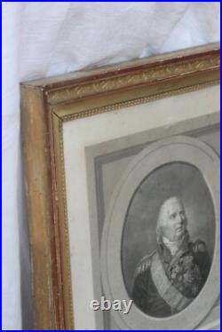 Louis XVIII, roi de France. Gravure en buste du roi d'après Valois XIXe Louis XVIII, roi de France. Gravure en buste du roi d'après Valois XIXe