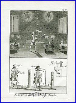 MAGIE BLANCHE XVIII ème Siècle Très Rare lot de 11 Gravures sur la Magie 1792