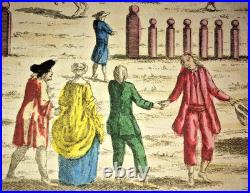 MARSEILLE Vue du Cours Vue d'optique, fin XVIII? Siècle