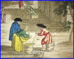 MARSEILLE Vue du Cours Vue d'optique, fin XVIII? Siècle