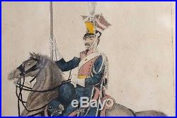 MARTINET estampe gravure Garde Impériale LANCIER POLONAIS Napoléon 19e