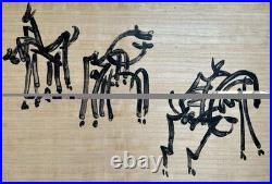 MASSON André Lithographie Originale Signée Justifiée EA Cavalier Surréalisme XXe