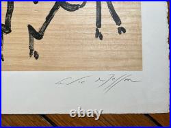 MASSON André Lithographie Originale Signée Justifiée EA Cavalier Surréalisme XXe