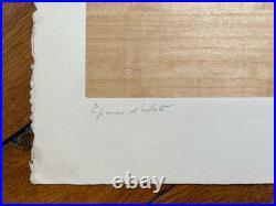 MASSON André Lithographie Originale Signée Justifiée EA Cavalier Surréalisme XXe