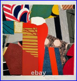 MAX PAPART Composition Abstraite LITHOGRAPHIE Originale 1/73 ea GRAVURE XX°