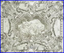 Magnifique Gravure Baroque Tirée Du Fürstlicher Baumeister De Paul Decker 1711