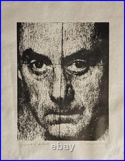 Man Ray, Autoportrait, 1972, Photo-lithographie signée, Épreuve d'artiste