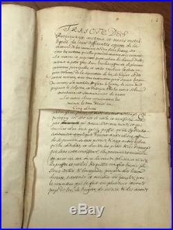 Manuscrit D'alchimie Traite Des Metaux Et Des Mines Xvii-xviii Ème
