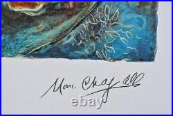 Marc CHAGALL La mariée aux Fleurs, LITHOGRAPHIE signée, 500ex