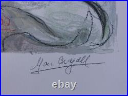 Marc CHAGALL Le bouquet champêtre, LITHOGRAPHIE numérotée et signée, 500ex