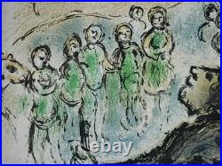 Marc CHAGALL Lithographie Le Prêtre et L'Appel aux Dieux #ODYSSÉE HOMERE