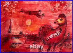 Marc Chagall Lithographie 180ex.  René Magritte Frida Kahlo Joan Mirò