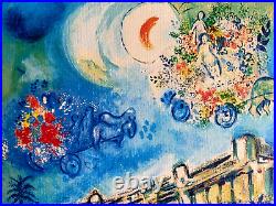 Marc Chagall Lithographie COA Original Signé Numéroté -salvador. Dali. Dalì