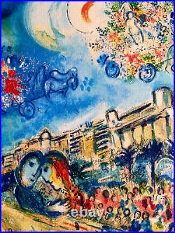 Marc Chagall Lithographie COA Original Signé Numéroté -salvador. Dali. Dalì