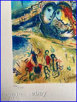 Marc Chagall Lithographie COA Original Signé Numéroté -salvador. Dali. Dalì