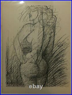 Marcel Gromaire, Nu 1952 lithographie signée, datée, expressionisme, art moderne