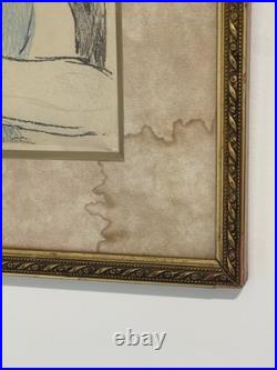 Marie LAURENCIN deux Lithographies En Couleur signées et Numérotées Au Crayon