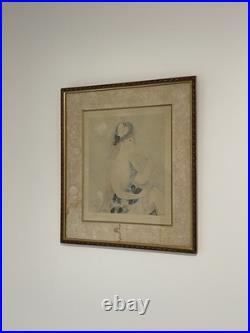 Marie LAURENCIN deux Lithographies En Couleur signées et Numérotées Au Crayon