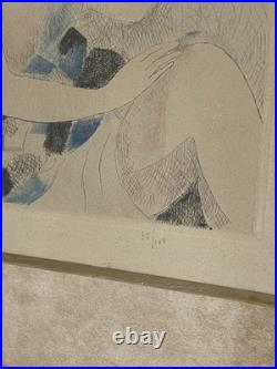 Marie LAURENCIN deux Lithographies En Couleur signées et Numérotées Au Crayon