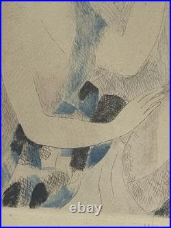 Marie LAURENCIN deux Lithographies En Couleur signées et Numérotées Au Crayon