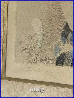 Marie LAURENCIN deux Lithographies En Couleur signées et Numérotées Au Crayon