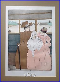 Mary Cassatt Rare Coffret 10 Pointes Sèches Aquatintes Tirage Numérotée