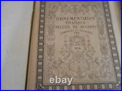 Matériau document ornementation recueil dessins Ouri 1894 complet 58 gravures
